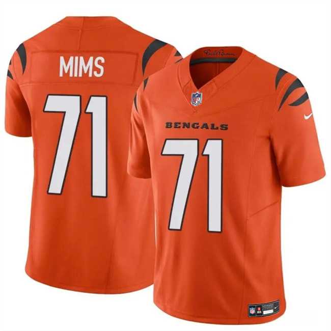 Men & Women & Youth Cincinnati Bengals #71 Amarius Mims Orange 2024 Draft F.U.S.E Vapor Untouchable Limited Stitched Jersey,We sell and wholesale Men & Women & Youth Cincinnati Bengals #71 Amarius Mims Orange 2024 Draft F.U.S.E Vapor Untouchable Limited Stitched Jersey on line form chian!